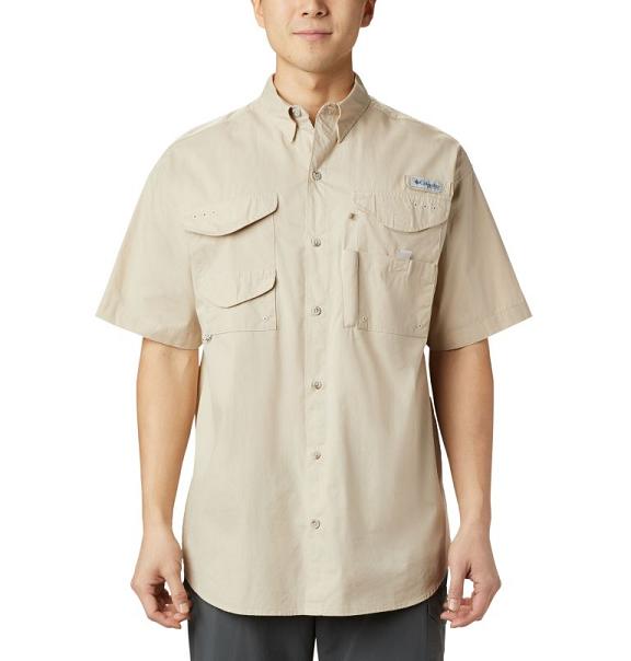 Columbia PFG Bonehead Fishing Shirts Khaki For Men's NZ14290 New Zealand